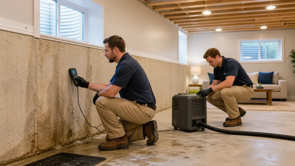 When Basement Humidity Signals Water Damage in Vernon Hills